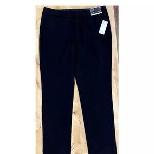 ANA Ankle Pant Dress Slacks Black, Mid-Rise, Stretch, Straight Leg,  Size 8T